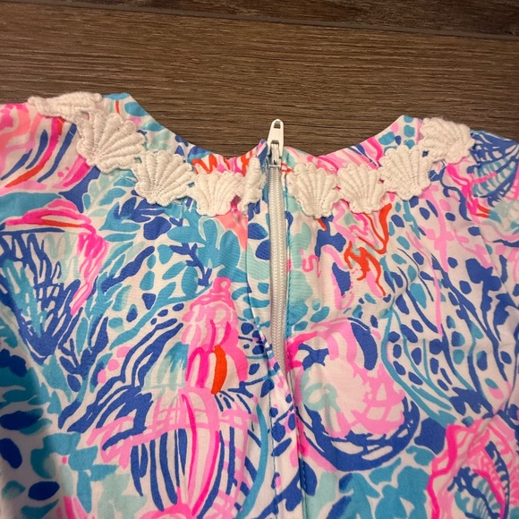 Lilly Pulitzer Little Lilly Classic Shift Treasure Trove Size 6 Preppy, Beach - Picture 12 of 12